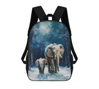 sinyumoney Winters Gentle Giants Zaino, Borsa Scolastica Stampata in 3D, Borsa Per Il Pranzo Scolastico, Zaino Da Viaggio, Zaino Per Amici, Zaino Scolastico Per Ragazze E Ragazzi 17inch