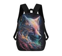 sinyumoney Wolf Enchantment Spells Zaino Scolastico Per Bambini, Borsa Scolastica Stampata in 3D Per Ragazzi, Studenti Delle Scuole Elementari E Medie 17inch