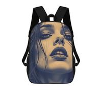sinyumoney Womans Face Close-Up Zaini Casual Per Bambini, Borse Scolastiche Per Ragazzi E Ragazze, Zaini Per Libri, Zaini 17inch
