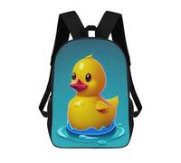sinyumoney Yellow Rubber Duck Zaino Scolastico Per Bambini, Borsa Scolastica Stampata in 3D Per Ragazzi, Studenti Delle Scuole Elementari E Medie 17inch