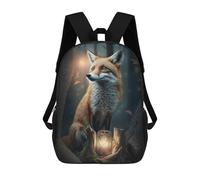 sinyumoney Yin Yang Cats Fantasy Artwork Zaini Alla Moda Stampati 3D Borsa Scuola Casual Per Bambini, Ragazzi Studenti Della Scuola Elementari E Del College, Stile: 18., 17"