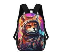 sinyumoney Yin Yang Cats Fantasy Artwork Zaini Alla Moda Stampati 3D Borsa Scuola Casual Per Bambini, Ragazzi Studenti Della Scuola Elementari E Del College, Stile-17, 17"