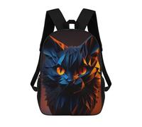 sinyumoney Zaini Abstract Cat Portrait Zaino Scolastico Per Bambini Borsa Scolastica Borse Scolastiche Stampate in 3D Per Ragazzi Studenti Delle Scuole Elementari E Medie 17inch