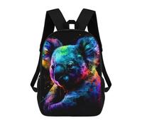 sinyumoney Zaini Colorful Koala Artwork Zaino Scolastico Per Bambini Borsa Scolastica Borse Scolastiche Stampate in 3D Per Ragazzi Studenti Delle Scuole Elementari E Medie 17inch
