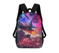 sinyumoney Zaini Da 17 Pollici Space Red Panda Adventure -1 Borsa Da Scuola Stampato In 3D Per Ragazzi (primaria E College), Stile: 3., 17"