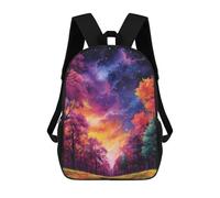 sinyumoney Zaini Magical Forest Sky Zaino Scolastico Per Bambini Borsa Scolastica Borse Scolastiche Stampate in 3D Per Ragazzi Studenti Delle Scuole Elementari E Medie 17inch