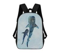 sinyumoney Zaini Ocean Giants Zaino Scolastico Per Bambini Borsa Scolastica Borse Scolastiche Stampate in 3D Per Ragazzi Studenti Delle Scuole Elementari E Medie 17inch