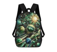 sinyumoney Zaini Per Bambini Abstract Space Kintsugi Zaino Scolastico Per Bambini Stampato in 3D Zaini Scolastici Alla Moda Per Bambini Studenti 17inch