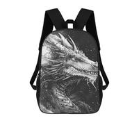 sinyumoney Zaini Per Bambini Celestial Dragon Zaino Scolastico Zaino Per Bambini Borsa Scolastica Zaini Da Viaggio Borse Per Libri Zaino Stampato in 3D Per Bambini E Bambine 17inch