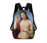 sinyumoney Zaini Per Bambini Christ Blessing by Raphael Zaino Scolastico Zaino Per Bambini Borsa Scolastica Zaini Da Viaggio Borse Per Libri Zaino Stampato in 3D Per Bambini E Bambine 17inch