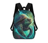 sinyumoney Zaini Per Bambini Colorful Sea Turtle Artwork Zaino Scolastico Per Bambini Stampato in 3D Zaini Scolastici Alla Moda Per Bambini Studenti 17inch