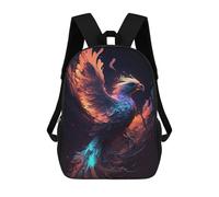 sinyumoney Zaini Per Bambini Con Stampa 3D Jaguar in The Enchanted Forest Borse Da Scuola Per Bambini Ragazzi E Ragazze, Borse Da Viaggio, Borse Per Libri Per Scuola O Viaggi, Phoenix Rise Mythical