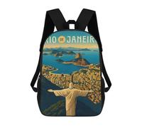 sinyumoney Zaini Per Bambini Cute Cat 2 Borsa Da Scuola Stampato 3D, Borsa Alla Moda Borsa Da Viaggio Per Scuola O Viaggi, Stile-20-1, 17"