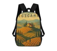 sinyumoney Zaini Per Bambini Cute Cat 2 Borsa Da Scuola Stampato 3D, Borsa Alla Moda Borsa Da Viaggio Per Scuola O Viaggi, Stile-12-1, 17"