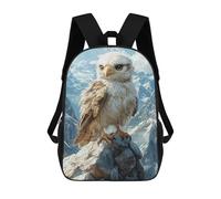sinyumoney Zaini Per Bambini Eagle on Mountain Peak Zaino Scolastico Zaino Per Bambini Borsa Scolastica Zaini Da Viaggio Borse Per Libri Zaino Stampato in 3D Per Bambini E Bambine 17inch