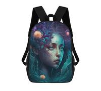sinyumoney Zaini Per Bambini Enchanted Forest Fantasy Zaino Scolastico Per Bambini Stampato in 3D Zaini Scolastici Alla Moda Per Bambini Studenti 17inch
