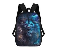sinyumoney Zaini Per Bambini Galactic Lion Majesty -21 Zaino Scolastico Per Bambini Stampato in 3D Zaini Scolastici Alla Moda Per Bambini Studenti 17inch
