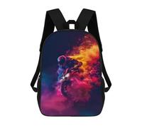 sinyumoney Zaini Per Bambini Glowing Skull Art Print Zaino Stampato 3D, Borsa Da Scuola, Borsa Di Tendenza, Borsa Da Viaggio, Borsa Scuola Per Scuola O Viaggi, Stile-22, 17"