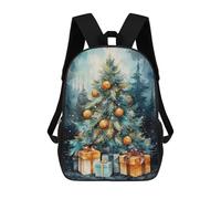 sinyumoney Zaini Per Bambini Halloween The Skeleton Borsa Da Scuola Stampato 3D Per Bambini Zaino Da Viaggio Alla Moda Per Studenti, Whispers Of Winter, 17"