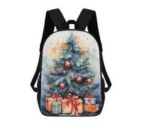 sinyumoney Zaini Per Bambini Halloween The Skeleton Borsa Da Scuola Stampato 3D Per Bambini Zaino Da Viaggio Alla Moda Per Studenti, stagione di Natale, 17"