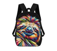 sinyumoney Zaini Per Bambini Sloth Wpap Pop Art Zaino Scolastico Zaino Per Bambini Borsa Scolastica Zaini Da Viaggio Borse Per Libri Zaino Stampato in 3D Per Bambini E Bambine 17inch