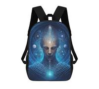 sinyumoney Zaini Per Bambini Stampati in 3D 17inch Esoteric Zen Universe V2 Borse Per Libri Ragazzo Ragazza Borsa Scolastica Per Bambini Zaino Scolastico Con Grandi Tasche Per Bambini Scuola