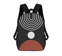 sinyumoney Zaini Per Bambini Stampati in 3D 17inch Line Art 07 Zaini Scolastici Per Bambini, Zaini Da Viaggio, Borse Per Libri Alla Moda, Zaini Di Grande Capacità