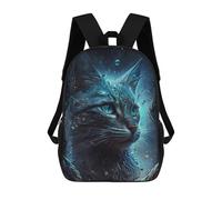 sinyumoney Zaini Per Bambini Stampati in 3D Abyssinian Cat Zaini Scolastici Per Bambini E Bambine, Zaini Da Viaggio, Borse Per Libri Per La Scuola O I Viaggi 17inch
