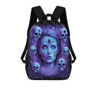 sinyumoney Zaini Per Bambini Stampati in 3D Black Light Composition Borse Per Libri Ragazzo Ragazza Zaino Scolastico Per Bambini Con Grandi Tasche Per Bambini Scuola 17inch