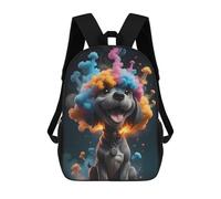 sinyumoney Zaini Per Bambini Stampati in 3D Colorful Cloud Canine Zaini Scolastici Per Bambini E Bambine, Zaini Da Viaggio, Borse Per Libri Per La Scuola O I Viaggi 17inch