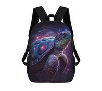 sinyumoney Zaini Per Bambini Stampati in 3D Cosmic Turtle Art Print-1 Zaini Scolastici Per Bambini E Bambine, Zaini Da Viaggio, Borse Per Libri Per La Scuola O I Viaggi 17inch