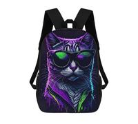 sinyumoney Zaini Per Bambini Stampati in 3D Cute Whimsical Cat Zaino Scolastico Carino Per Bambini Zaino Casual Da Esterno Per Ragazzi Studenti Delle Scuole Medie 17inch