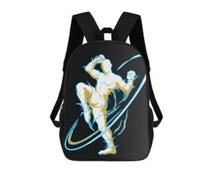 sinyumoney Zaini Per Bambini Stampati in 3D Dynamic Fitness Artwork Borse Per Libri Ragazzo Ragazza Zaino Scolastico Per Bambini Con Grandi Tasche Per Bambini Scuola 17inch