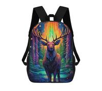 sinyumoney Zaini Per Bambini Stampati in 3D Enchanted Forest Majesty -1 Borse Per Libri Ragazzo Ragazza Zaino Scolastico Per Bambini Con Grandi Tasche Per Bambini Scuola 17inch