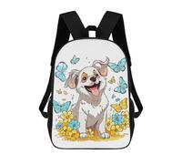 sinyumoney Zaini Per Bambini Stampati in 3D Funny Dog Drawing Zaini Scolastici Per Bambini E Bambine, Zaini Da Viaggio, Borse Per Libri Per La Scuola O I Viaggi 17inch