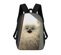 sinyumoney Zaini Per Bambini Stampati in 3D Furry Monster Zaini Scolastici Per Bambini E Bambine, Zaini Da Viaggio, Borse Per Libri Per La Scuola O I Viaggi 17inch
