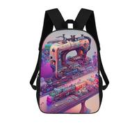 sinyumoney Zaini Per Bambini Stampati in 3D Futuristic Train Artwork Zaini Scolastici Per Bambini E Bambine, Zaini Da Viaggio, Borse Per Libri Per La Scuola O I Viaggi 17inch