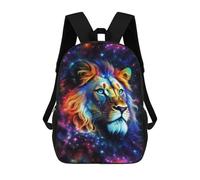 sinyumoney Zaini Per Bambini Stampati in 3D Galactic Lion Majesty -13 Zaini Casual Alla Moda Per Tutti I Giorni Borse Da Viaggio Carine Zaini Casual Per Esterni Per Ragazzi E Ragazze 17inch