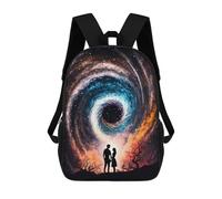 sinyumoney Zaini Per Bambini Stampati in 3D Galactic Love Story Zaini Scolastici Per Bambini E Bambine, Zaini Da Viaggio, Borse Per Libri Per La Scuola O I Viaggi 17inch