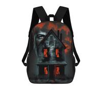sinyumoney Zaini Per Bambini Stampati in 3D Haunting Shadows A Gothic Tale Borse Per Libri Ragazzo Ragazza Zaino Scolastico Per Bambini Con Grandi Tasche Per Bambini Scuola 17inch