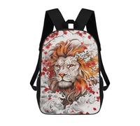 sinyumoney Zaini Per Bambini Stampati in 3D Japanese Lion Tattoo Zaini Scolastici Per Bambini E Bambine, Zaini Da Viaggio, Borse Per Libri Per La Scuola O I Viaggi 17inch
