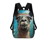 sinyumoney Zaini Per Bambini Stampati in 3D Llama Pop Extravaganza Zaini Scolastici Per Bambini E Bambine, Zaini Da Viaggio, Borse Per Libri Per La Scuola O I Viaggi 17inch