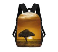 sinyumoney Zaini Per Bambini Stampati in 3D Lonely Tree at Sunset Zaini Scolastici Per Bambini E Bambine, Zaini Da Viaggio, Borse Per Libri Per La Scuola O I Viaggi 17inch