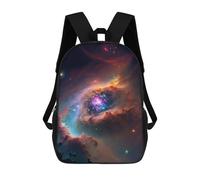 sinyumoney Zaini Per Bambini Stampati in 3D Space 02 Zaini Scolastici Per Bambini E Bambine, Zaini Da Viaggio, Borse Per Libri Per La Scuola O I Viaggi 17inch
