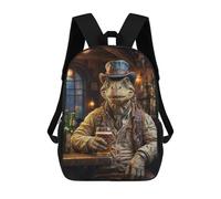 sinyumoney Zaini Per Bambini Stampati in 3D Steampunk Craft Beer Dino Zaini Scolastici Per Bambini E Bambine, Zaini Da Viaggio, Borse Per Libri Per La Scuola O I Viaggi 17inch