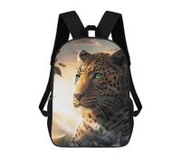 sinyumoney Zaini Per Bambini Stampati in 3D The Leopard And Wasp Zaini Scolastici Per Bambini E Bambine, Zaini Da Viaggio, Borse Per Libri Per La Scuola O I Viaggi 17inch
