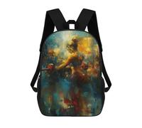 sinyumoney Zaini Per Bambini Stampati in 3D Woman Lifting Weights Abstract Art Zaini Scolastici Per Bambini E Bambine, Zaini Da Viaggio, Borse Per Libri Per La Scuola O I Viaggi 17inch