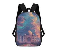 sinyumoney Zaini Per Bambini Sunset Over Rolling Hills Zaino Stampato 3D, Borsa Da Scuola, Borsa Di Tendenza, Borsa Da Viaggio, Borsa Scuola Per Scuola O Viaggi, Stile-15., 17"