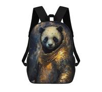 sinyumoney Zaini Per Bambini Tiger Otherworldly Borsa Da Scuola Stampato 3D Per Bambini Zaino Da Viaggio Alla Moda Per Studenti, panda, 17"