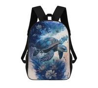 sinyumoney Zaini Per Bambini Turtle Fantastical Zaino Scolastico Zaino Per Bambini Borsa Scolastica Zaini Da Viaggio Borse Per Libri Zaino Stampato in 3D Per Bambini E Bambine 17inch